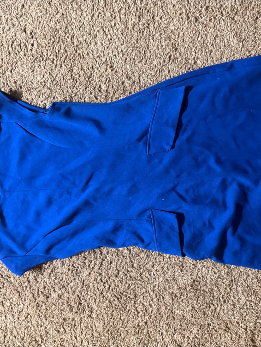 Elegant Royal Blue Sheath Dress